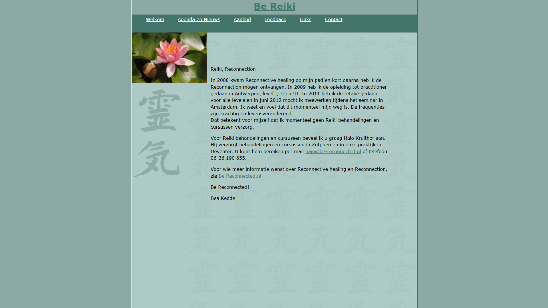 [screenshot www.be-reiki.nl]